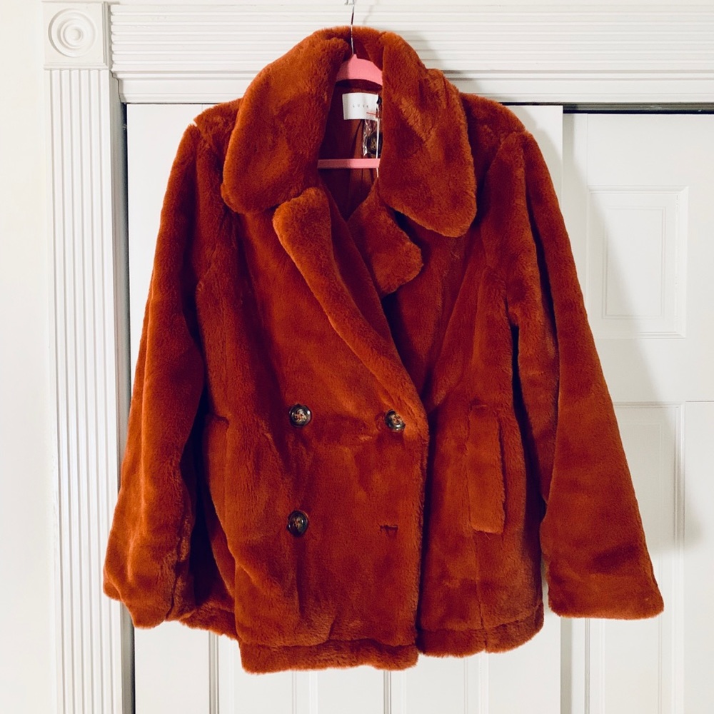 Gorgeous brown fur jacket